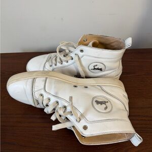 Christian Louboutin White High-Top